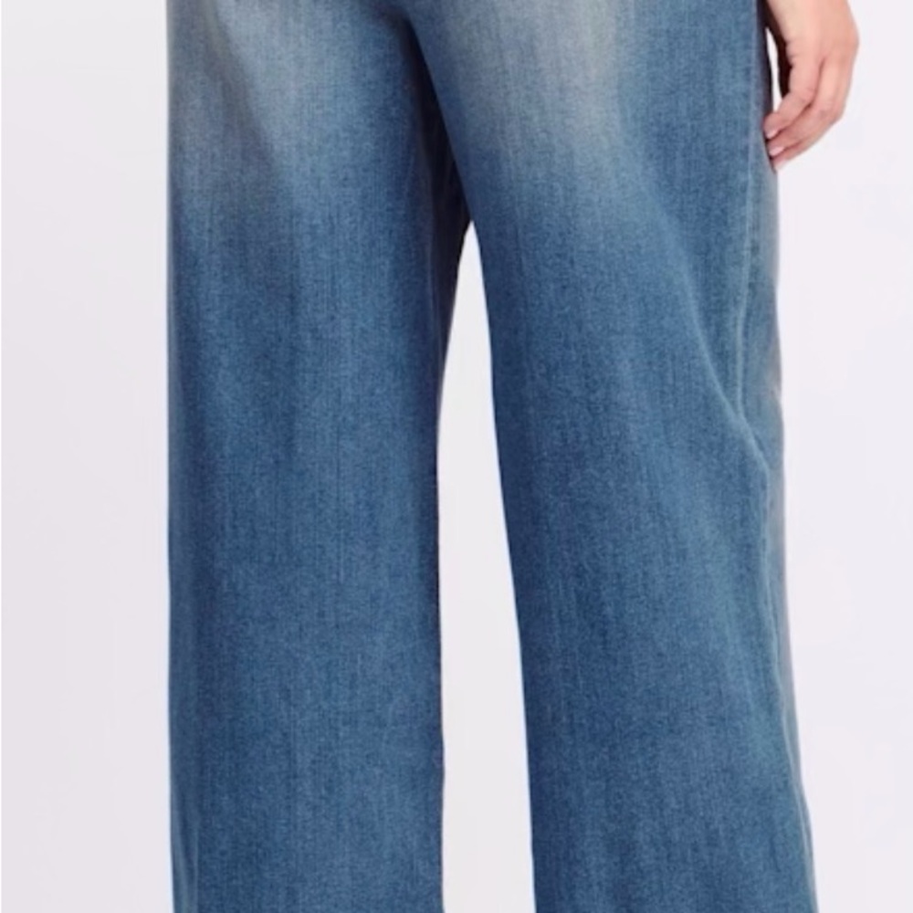 Vigoss Wide-Leg Blue Jeans size 12